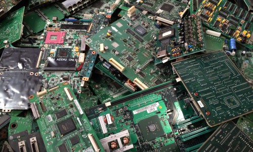 Plastic Pc mother board scrap