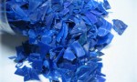 Plastic HDPE Blue drum regrind