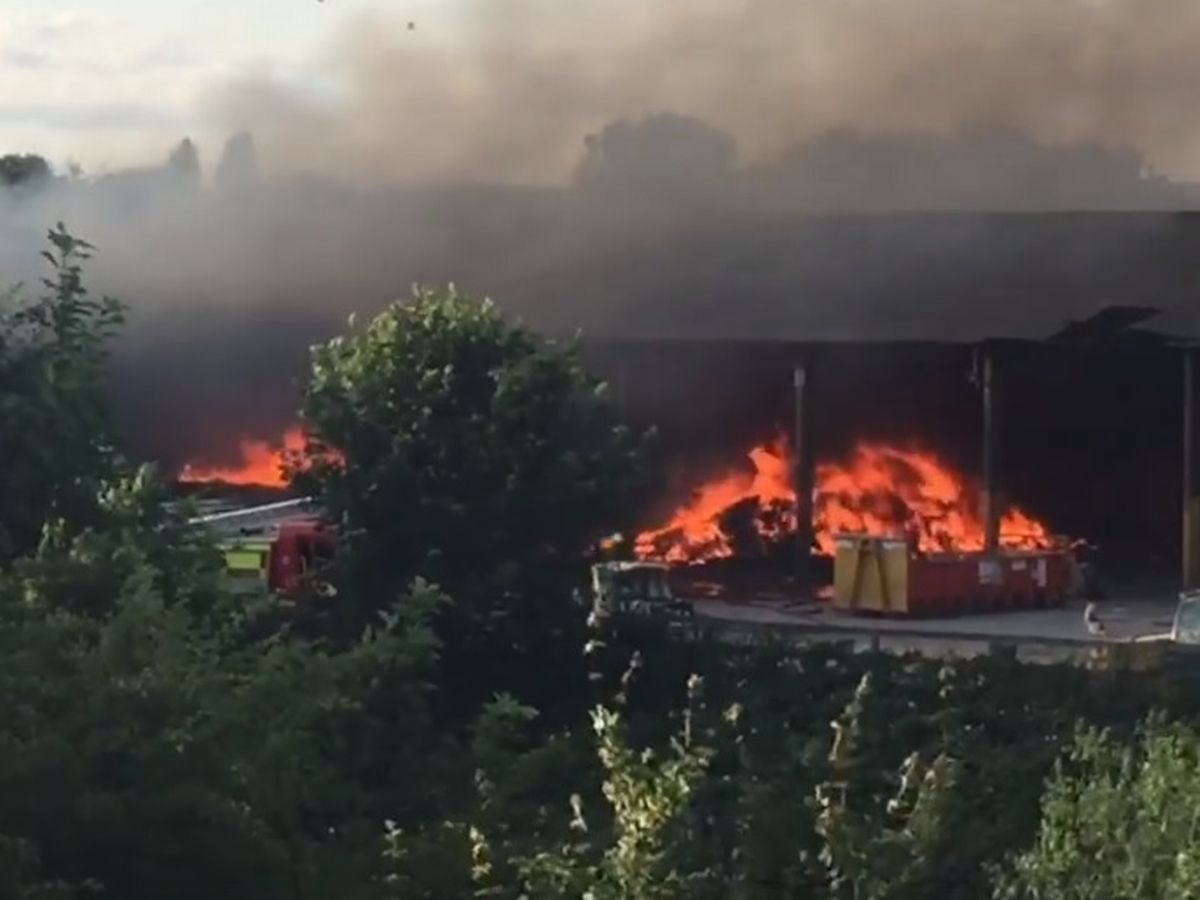 BaleBid Fire at Biffa Waste Plant In Ravensthorpe